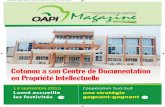 MagazineAfricaine de la Propriété Intellectuelle - oapi.int · 13 septembre 2015 Lomé accueille les festivités Le trimestriel d’informations de l’Organisation Magazine Africaine