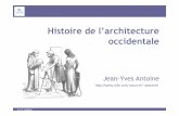 Histoire de l’architecture occidentale · Histoire de l’architecture occidentale Jean-Yves Antoine ... • 1456 – 1830 Domination ottomane ©J.Y. Antoine MONUMENT EMBLEMATIQUE