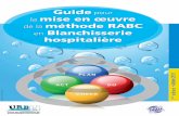 Guide pour mise en œuvre de la méthode RABC … · tion de l’hygiène dans la fonction linge hospitalière est un enjeu prioritaire. En effet, la bibliographie, bien que faible