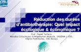 d’antibiothérapie: Quel impact écologique & économique · consommation d’ATB en France ? Impact économique ... Le concept des ‘Low hanging fruits ... Impact écologique.