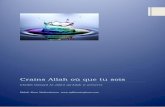 Crains Allah où que tu sois cheikh Ubeyd al jabiri - SPFspfbirmingham.com/doc/Crains_Allah_ou_que_tu_sois_Al-Jabiri.pdf · 1 | P a g e 1 Crains Allah où que tu sois Toutes les louanges