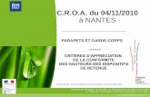 C.R.O.A. du 04/11/2010 à NANTES - Les services de …cher.gouv.fr/content/download/6103/36217/file/normes_garde_corps.pdf · Ministère de l 'Écologie, de l ... Pour assurer la