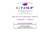 30 et 31 janvier 2017 PARIS - PACI - cerc-congres.com€¦ · gynécologiques, la prévention de la douleur en post-partum, le nouveau-né et aussi, les nouvelles RPC travaillées