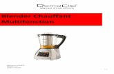 Blender Chauffant Multifonction - Delta d emploi/IM_DOM324...  fonction Blender, s©lectionnez les