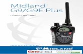 Midland G9/G9E Plus - Onedirect. Achat de telephone … · ... (Tonalité de fin de transmission) ... tilisation et la simplicité de sa conception en font un produit idéal pour