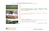 L’agritourisme : une opportunité de développement …valdac-fichiers.com/Agritourisme/Agritourisme.pdf · développer une activité agritouristique. Pour ce faire, des recherches