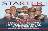 Business magazine camerounais à publication trimestriellestarter-mag.cm/download/StarterMagazine04.pdf · de visite « business » qui contiennent, elles, des informations claires
