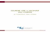 GUIDE DE L’ACHAT AU CNRS - in2p3.fr Achats.pdf · Les achats destinés à la conduite des activités de recherche sont ... 4.6. Négociation avec les fournisseurs 4.7. Regroupement