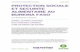 PROTECTION SOCIALE ET SECURITE ALIMENTAIRE … · situation agricole et alimentaire ; le fonctionnement des réserves alimentaires nationales au Burkina Faso ; ainsi que le cadre