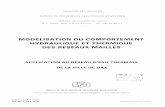 MODÉLISATION DU COMPORTEMENT …infoterre.brgm.fr/rapports/84-AGI-164-AQI.pdf · DES RESEAUX MAILLES Ph.DAUGUET ... 2 - DESCRIPTION D'UN RESEAU,GENERALITES 5 3 ... Calcul de.'la