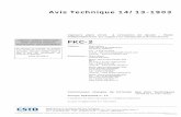 Avis Technique 14/13-1903 - elmleblanc-prescription.frelmleblanc-prescription.fr/wp-content/uploads/2017/05/11-ELM-FKC-2... · NV65 modifiées, compte tenu de la conception des supports