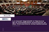 Rapport -FIDH- Le travail législatif à l'épreuve de la ... · Le travail législatif à l’épreuve de la Constitution tunisienne et des Conventions internationales OCTOBRE 2014