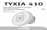 Interrupteur récepteur éclairage Interruptor receptor … · Fonctionnement sur TYXIA 410 Un appui sur la touche permet de modifier l’état en ... Mode télérupteur Par souci
