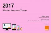 Résultats financiers d’Orange · rapport annuel 20-F déposés le 4 avril 2016 auprès respectivement de l'Autorité des marchés financiers et de la U.S. Securities and Exchange