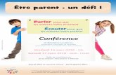Conférence - diocese-mende.fr · IMPRIME PAR NOS SOINS Parler pour que les enfants/ados écoutent Écouter pour que les enfants/ados parlent Conférence de Bénédicte Lecallenec,