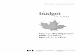 bk-ERCf•good 2/22/05 11:46 AM Page 1 · EXAMEN DES DÉPENSES POUR UNE SAINE GESTION FINANCIÈRE 3 ... caractéristique du Canada que le sont sa prudence financière et sa réussite