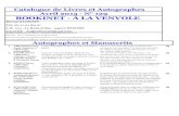 Catalogue de Livres et Autographes Avril 2013 - N° 129 ...gfol1.blonjon.com/download/catalogue_129_avril... · 1 ABRANTES Laure Junot, Duchesse d' (1874-1938) mémorialiste ... l'édition