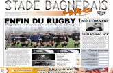 Mickaël SIMON - Site Officiel du Stade Bagnérais Rugby · bles de l'école de rugby, ont convié éducateurs, enfants, parents, Partenaires et de ... re de jeu par un essai venu