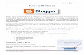 Tutoriel Blogger janvier - udominicaine.ca BLOGGER.pdf · o Un calendrier o Et … Comment ... Par cette action votre compte Gmail est ... « blogspot.fr » signifie que vous êtes