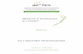 Evaluation du master Finance de l’Université Paris …dauphinefinance.com/M Finance/AERES2013.pdfformation continue pourraient être intégrées dans d’autres spécialités et