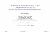 Introduction à l'algorithmique et à la programmation …puigt/LectureNotes/Infob/2013-14/Cours... · programmation (Info b) Dixième cours: Introduction au microcontrôleur Arduino