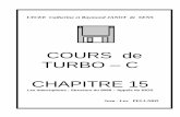 COURS de TURBO – C CHAPITRE 15 - tido94.free.frtido94.free.fr/Lyc%E9e/Cours/Cours%20C/Chapitre... · Les microprocesseurs 8086, 8088 et 80286 font partie d'une même famille de