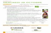 Conférences MERCREDI 28 OCTOBRE - Accueil · exclusivement pour les jardineries du Québec Les principes de base du marchandisage ainsi que les techniques de présentation visuelle
