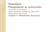 Robotique Manipulation et commande - icube-avr.unistra.fricube-avr.unistra.fr/fr/images/c/c1/Cours_rob_4_2012.pdf · 2. Equations d’Euler-Lagrange 2.2. Application à la robotique