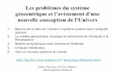 Les problèmes du système géocentrique et …lpc2e.cnrs-orleans.fr/~theureau/Cours3_2016_2017.pdf · • Avec le développement des techniques de mesure (et la combinaison entre
