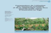Comparaison de l’utilisation des ressources forestières ...bft.cirad.fr/cd/BFT_302_5-19.pdf · sations des ressources végétales au ... caractéristiques structurales et les modes