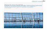Rapport annuel révisé Credit Suisse Real Estate Fund ... · Evolution de la valeur nette d’inventaire et distribution 11 Compte de fortune 12 Compte de résultats 13 Annexe 14