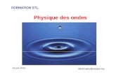 Physique des ondes [Mode de compatibilit ]pedagogie.ac-limoges.fr/physique-chimie/IMG/pdf/Physique... · 2012-06-15 · Masse volumique Coefficient de ... l’instrument (dit FIDELE