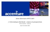 3ème Séminaire WITO 2001 L’informatique distribuée ...vito.absyss.fr/docs/La-production-informatique..._Accenture_01_10... · (Workflow) Data Transport Application Integration