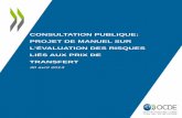 CONSULTATION PUBLIQUE: PROJET DE MANUEL … · projet sur l’évaluation des risques liés aux prix de transfert. Ce projet avait pour objet la rédaction d’un ... évaluer le