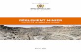 règlement minier - onhym.com minier au Maroc/Reglement_mi… · Exploration minière : travaux de géologie, de géochimie et de géophysique, ... Royaume du Maroc et des dispositions