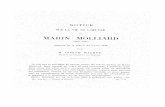 Notice historique sur Marie Molliard, par Joseph Magrou, déposée en la … · SUR LA VIE ET L OEUVRE MARINMOLLIARD (1866-1944) déposé en la séance du 3 juin 1946, PAR M JOSEPH