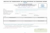 INSTITUT DE FINANCEMENT DU DÉVELOPPEMENT DU MAGHREB ARABE … 2016 fiche... · (Début de la formation : Octobre 2016) Nom ... Adresse : Route de Bou-Ismaïl -BP 100-Koléa Algérie.