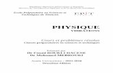 PHYSIQUE - Ecole Préparatoire en Sciences et …old.epst-tlemcen.dz/.../S3/Cours_vibrations_complet.pdf · 2016-09-30 · Les oscillations d'une masse reliée à un ressort, le mouvement