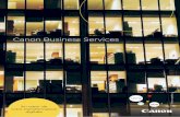 Canon Business Services Brochure_generale_tcm79-1082086.pdf · lors de la réalisation de centaines de projets, ... de la qualité et des performances (Lean Six-Sigma) ... Cela passe