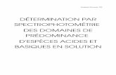 DÉTERMINATION PAR SPECTROPHOTOMÉTRIE …bluestorm.dylc.free.fr/llg/tps2/TPC6.pdf · déterminer pas spectrophotométrie le diagramme de distribution ... Masse molaire moléculaire