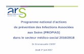 Programme national d’actions de prévention des ... · PDF file- Mise à disposition des recommandations et guides de bonnes pratiques de traitement ... Définir les aspects essentiels