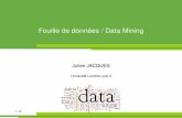 Fouille de données / Data Mining - eric.univ-lyon2.freric.univ-lyon2.fr/~jjacques/Download/Cours/FDD-Cours.pdf · analyse factorielle(ACP, AFC, ACM...) projection et visualisation