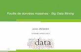 Fouille de données massives - Big Data Miningeric.univ-lyon2.fr/~jjacques/Download/Cours/Big-Data-Mining-JJ.pdf · analyse factorielle ACP, AFC, ACM clustering 10 / 77. La fouille