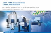 DNP RMN des Solides Instrumentation - Bruker · Innovation with Integrity DNP RMN des Solides Instrumentation 30ème Réunion Utilisateurs RMN, 29 et 30 novembre 2016, Paris Fabien