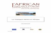 Le Transport Aérien en Afrique - reaomali.orgreaomali.org/form/etude.pdf · - dégager les grandes lignes pour restructurer le paysage aérien africain ... Du côté de Boeing (CMO
