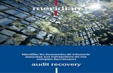 Identifier les économies de trésorerie associées aux transactions de ...assets.meridianglobalservices.com/Audit recovery brochure_FR.pdf · Audit Recovery Les services comptabilité