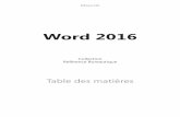 Word 2016 - Editions ENI est éditeur de livres … · Créer un document basé sur un modèle . . . . . . . . . . . . . . . . . . . . . . . . 43 ... Insérer des contrôles dans