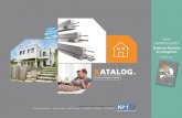 KATALOG. - kp1.fr · Les poutres et longrines KP1 prêtes à poser vous permettent d’augmenter la vitesse de mise en œuvre de votre chantier grâce à une mise à disposition en