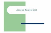 Access Control List - jldamoiseaux.fr · Jean-Luc Damoiseaux / Dpt R&T Généralités Une ACL permet de filtrer un flux sur un routeur ; ne remplace pas un véritable pare-feu Utilisable