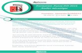 Formation AutoCAD 2016 Atelier mécanique - …static.alphorm.com/fichesformations/Alphorm-Fiche-Formation... · pouvoir tracer une cartouche de plan sur AutoCAD, tracer une vue de